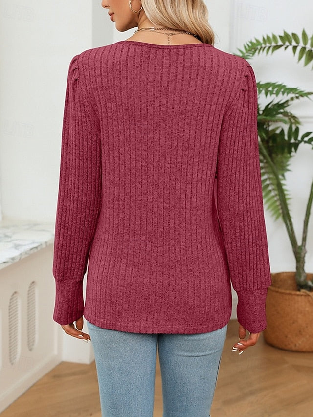 Women's Sweater Pullover Daily Stylish Casual Color Block
