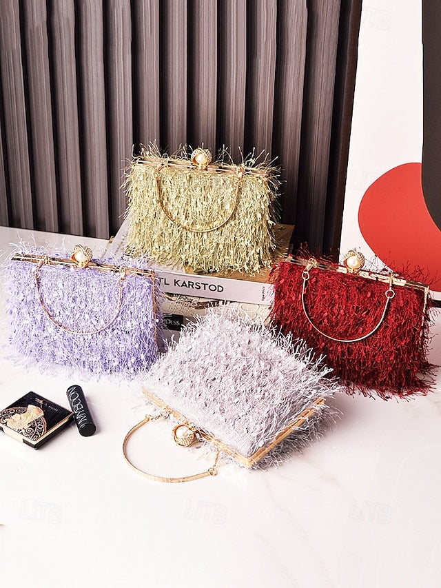 Green Handbag Elegant Women's – Party Red Christmas