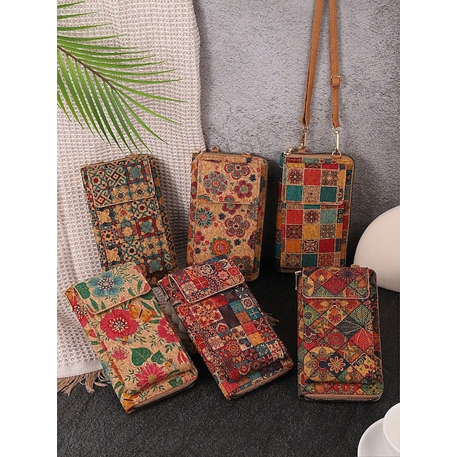 Vintage Bag with Women’s Phone Adjustable Crossbody Boho