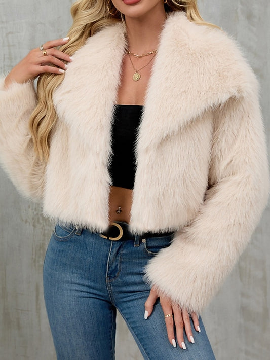 Faux Coat Warm Fur Comfortable Women's Furs Leathers