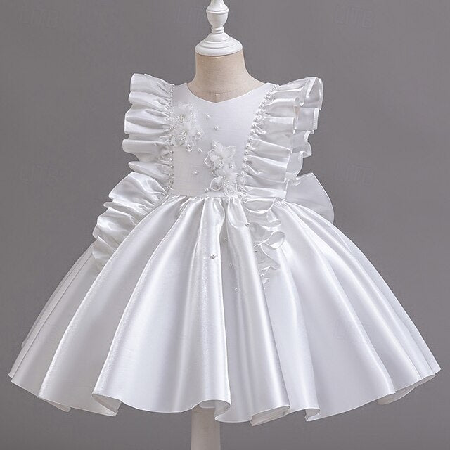 Toddler Dress Sleeveless Party Wedding Girls' Floral