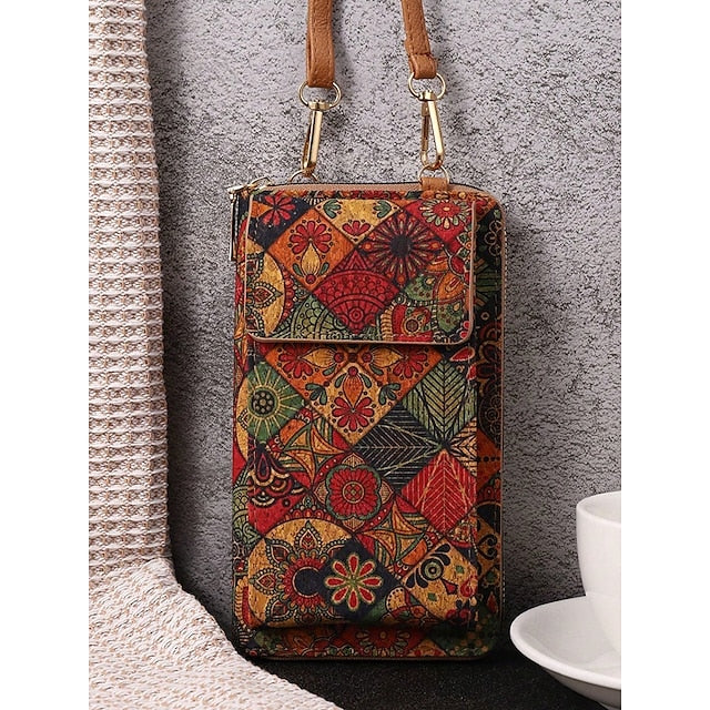 Vintage Bag with Women’s Phone Adjustable Crossbody Boho