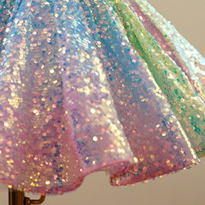 Dress Short Summer Spring Girls' 3D colour Sleeve Wedding