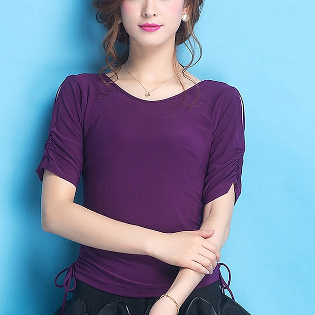 Performance Modern Waltz Ballroom Women's Dance Top Latin