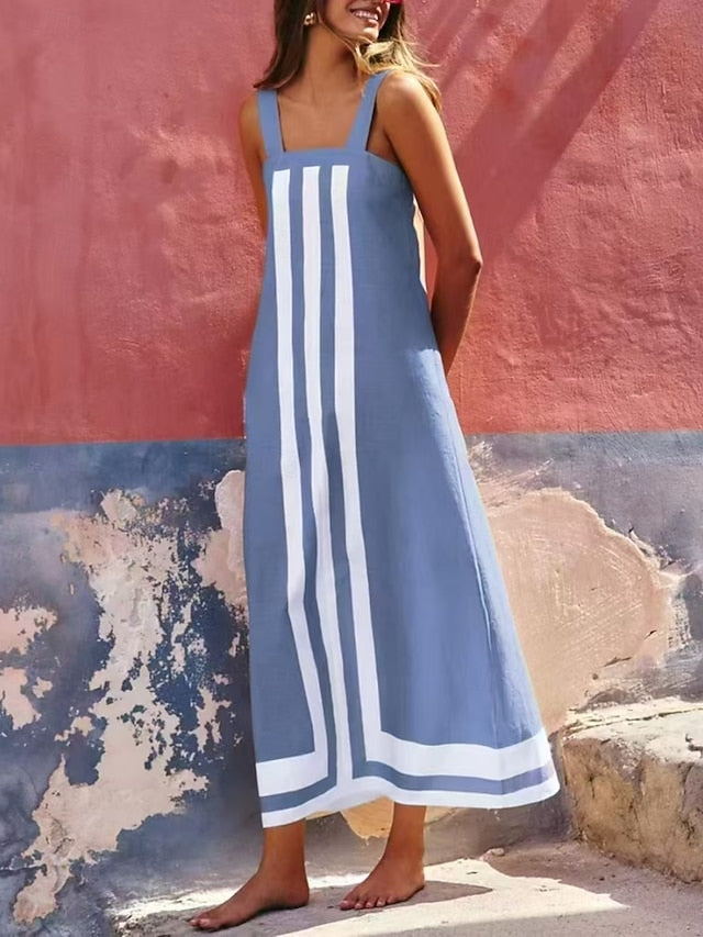 Women's Maxi Dress Shift Dress Slip Dress Vacation Casual