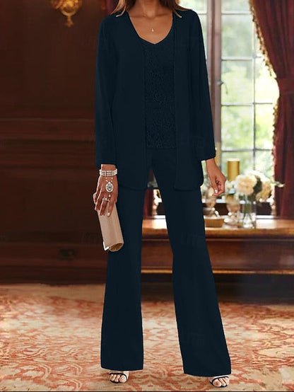 of Beach Mother Bride Piece the Formal Wedding Pantsuit 3