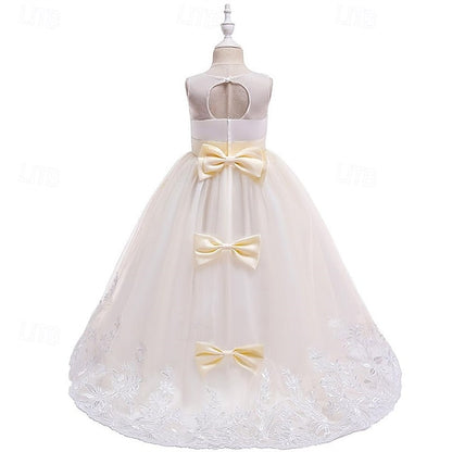 Princess Kid's Girl Girls' Flower Dress