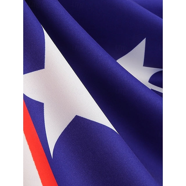 Women's Patriotic  Mini Dress A Line Dress Slip Dress Off