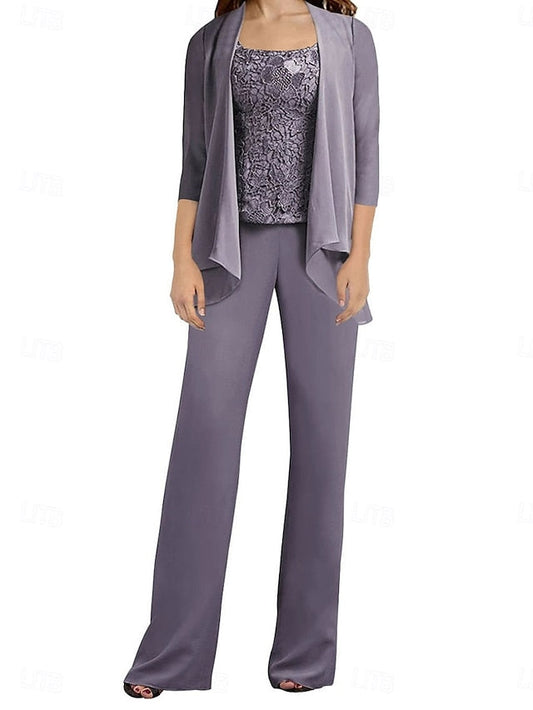 the Simple Wedding Elegant Bride of Mother Guest Dress Pantsuit