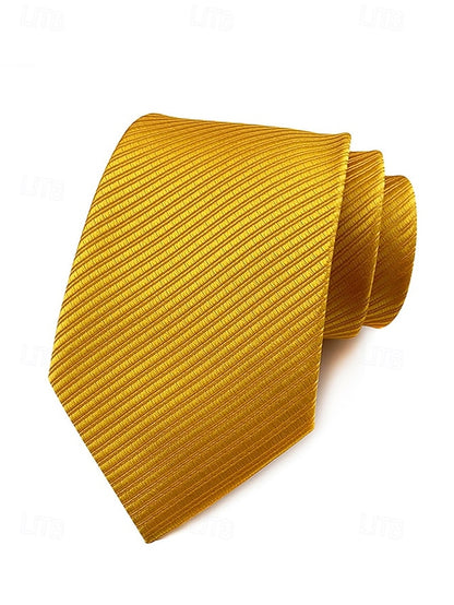 satin Men's tie striped