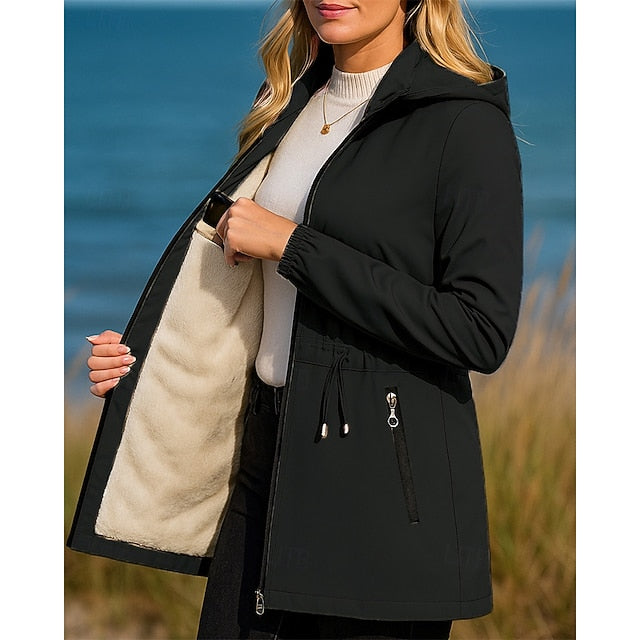 Women's Hiking Jacket Fleece Jacket Winter Coat Thermal