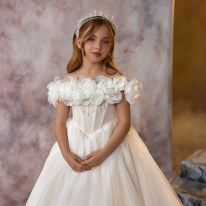 Dress Girls' Girl Communion First Formal Flower