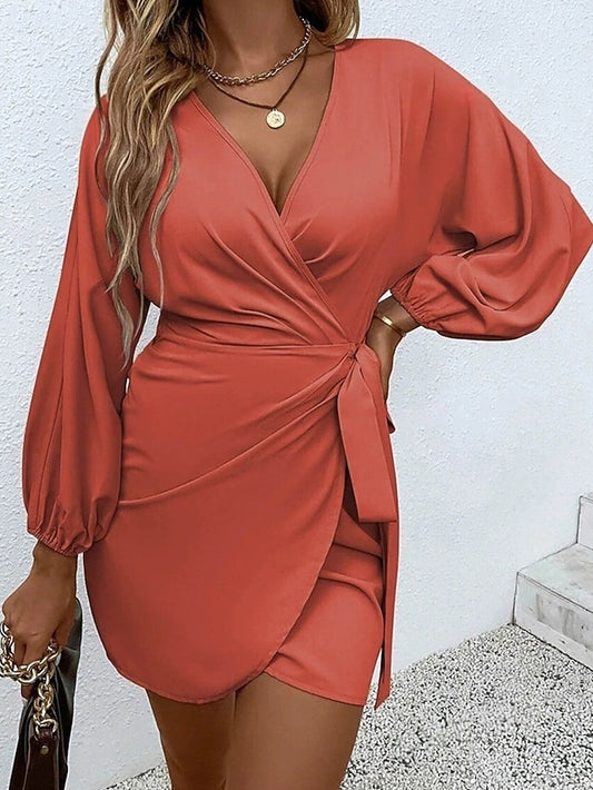Women's Midi Dress Satin Dress Casual Dress Work Dress