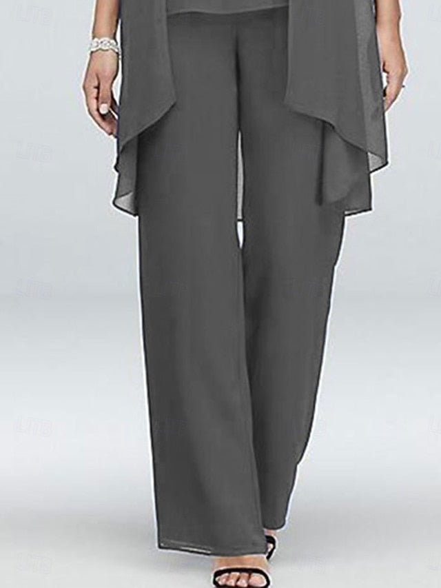 of Elegant Piece Neck Vintage Crew the Dress Bride Mother 3