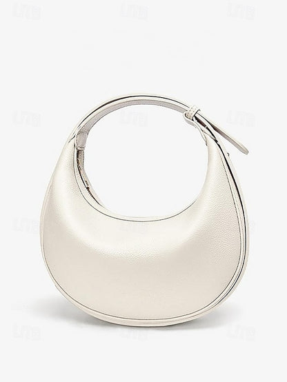 Women's White - Bag Elegant Shoulder Crescent Stylish