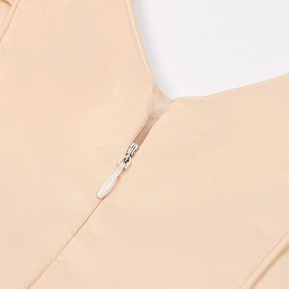 Party Dress Kids Sleeveless Girls' Color Solid Formal