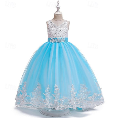 Princess Kid's Girl Girls' Flower Dress