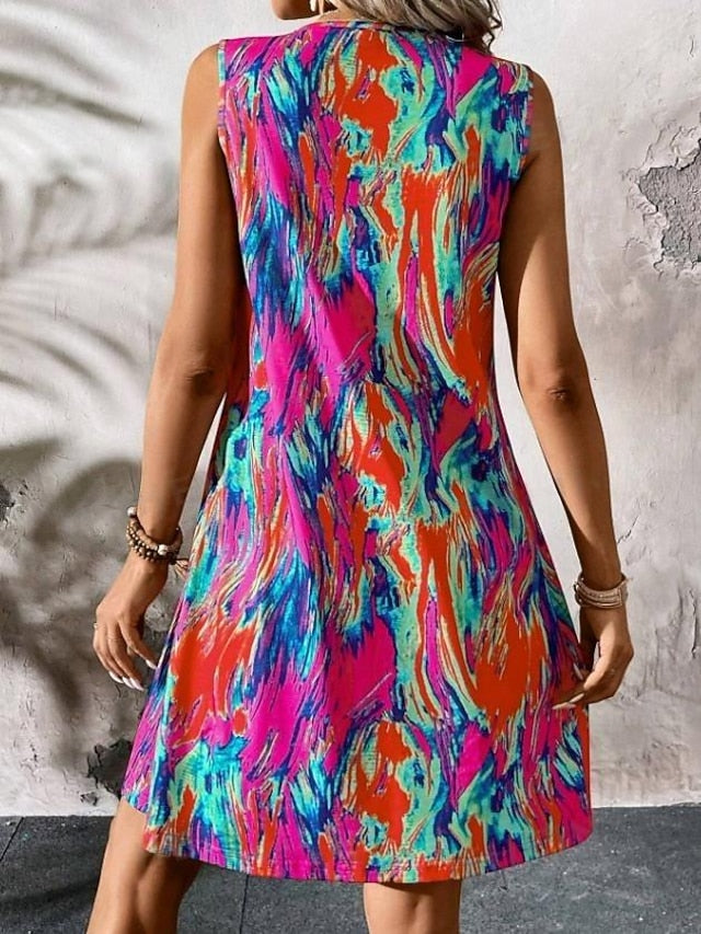 Women's Mini Dress Petite Dress T Shirt Dress Tee Dress