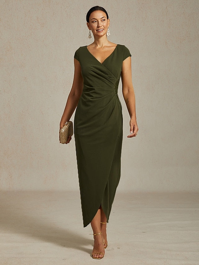 Women's Maxi Dress Sheath Dress Elegant Regular Fit Solid
