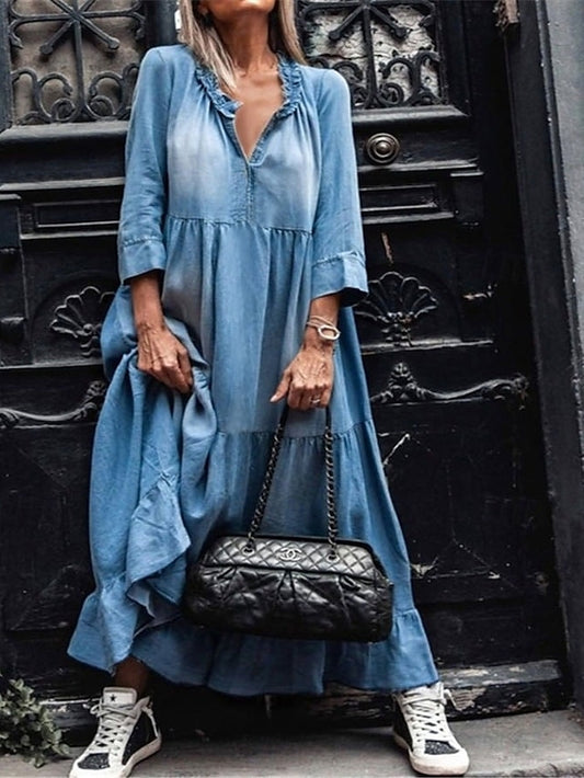 Women's Work Dress Casual Dress Elegant Office Daily Long