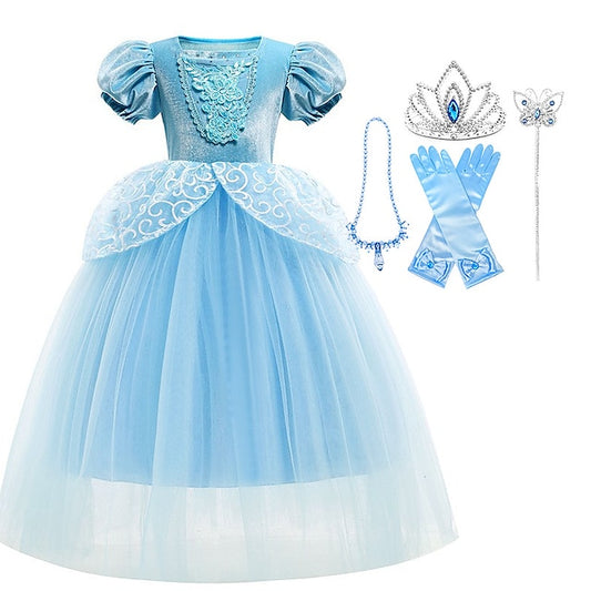 Party Flower Girl Dress Theme Fairytale Cinderella Princess