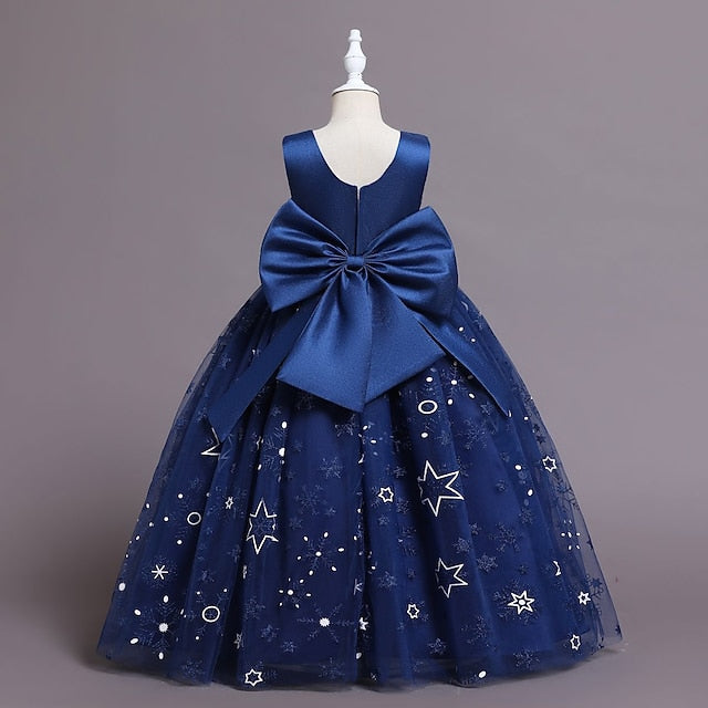 Dress Party Girls' Line A Little Wedding Kids Flower