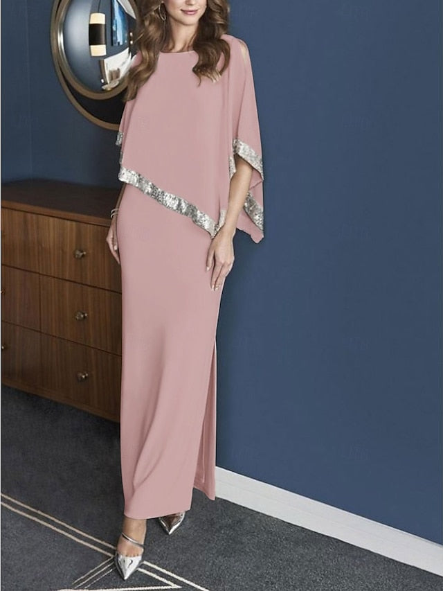 Beach Sheath Mother Guest of Dress Bride the Wedding