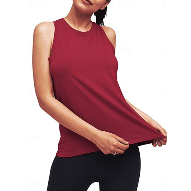 Women's Satin Tank Plain Stylish Classic Casual Sleeveless