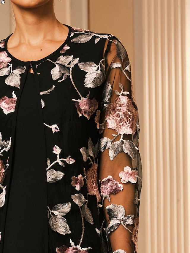 Women's Cardigan Lace Embroidered Elegant Floral Formal