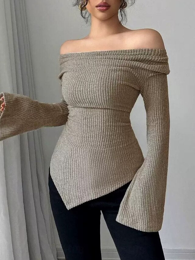 Women's Blouse Ruched Solid Color Elegant Stylish Basic