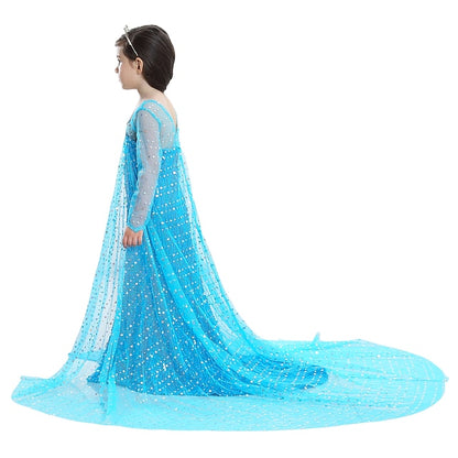 Princess Elsa Movie Dress Girls' Flower Frozen Girl