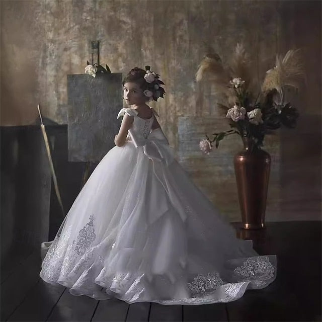 Princess Kid's Flower Girls' Dress Girl