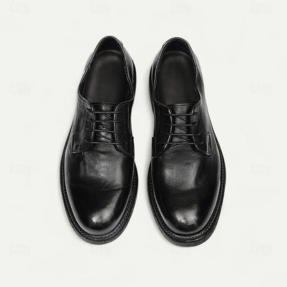 and Men's Tan Goodyear Derby Shoes Clean Leather Welt with