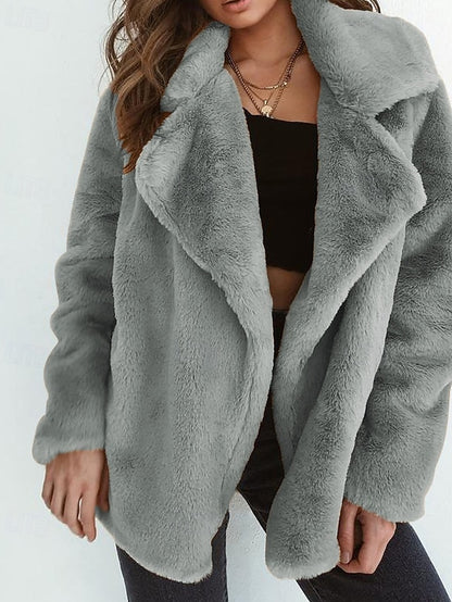 Women's Comfortable Teddy Coat Warm Furs Fur Faux