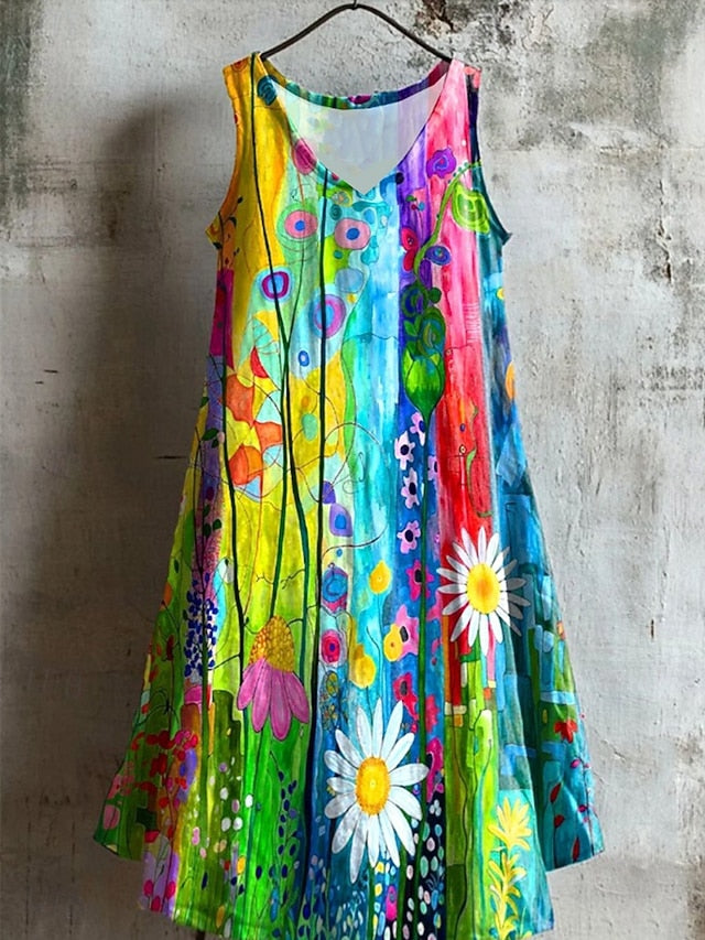 Women's Mini Dress Sundress Vacation Party Casual Outdoor