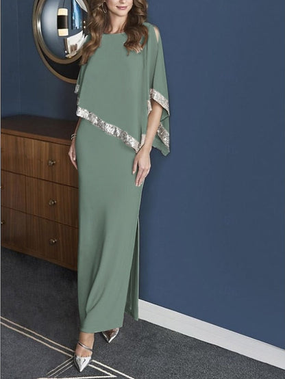 Beach Sheath Mother Guest of Dress Bride the Wedding