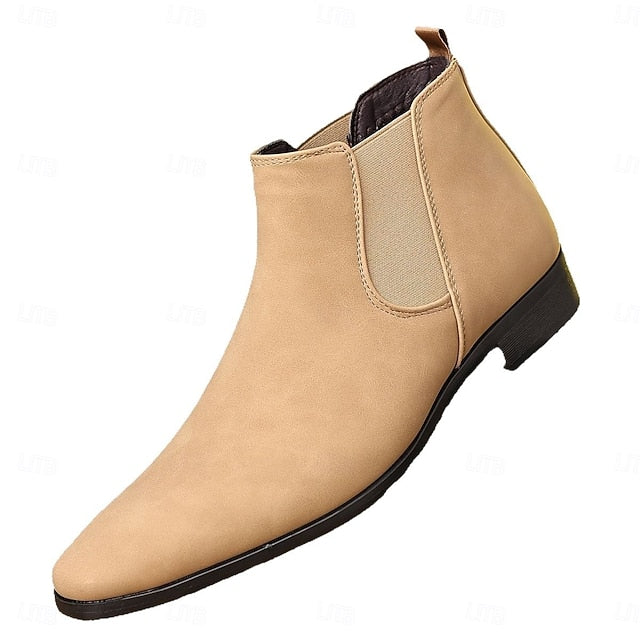 Business Boots Ankle Boots- for Chelsea Casual Men's
