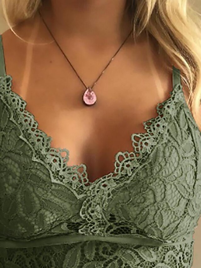 Women's Blouse Lace Tops Lace Backless Plain Modern Casual