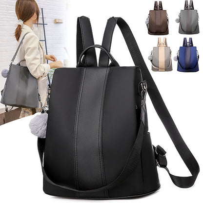 Convertible Pom Backpack Faux Purse Leather with Women's