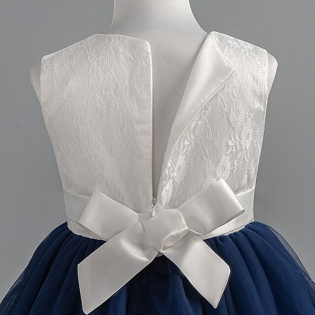 Sleeveless Dress Special Wedding Kids Party Girls' Floral