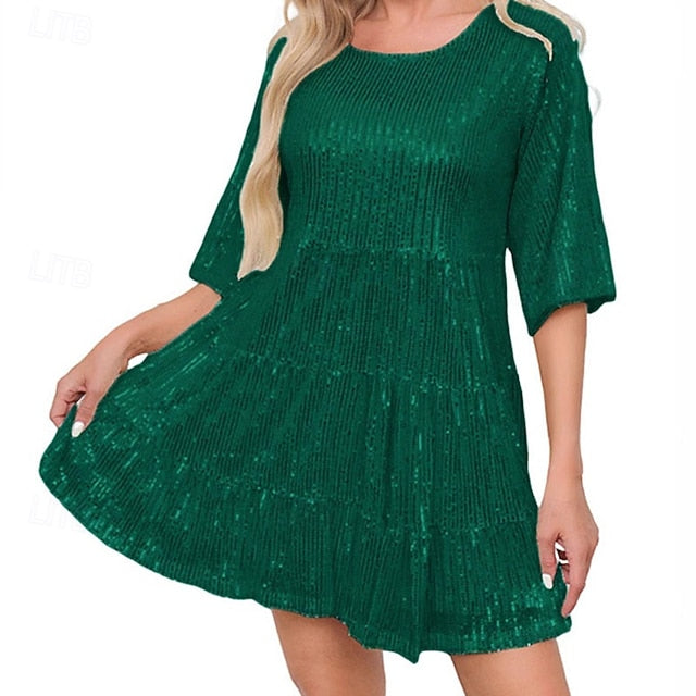 Women's Mini Dress White Dress Black Dress Sequin Dress