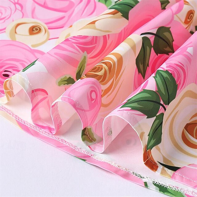 Flower Dress 3D Party Summer Sleeveless Easter Girls'