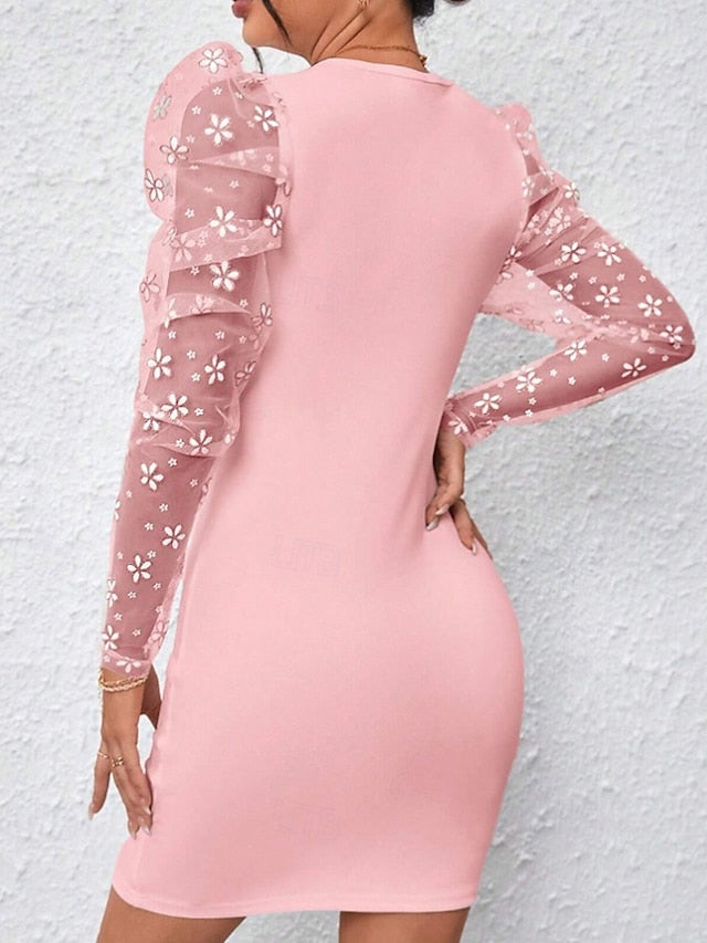 Women's Mini Dress Sheath Dress Modern Outdoor Vacation