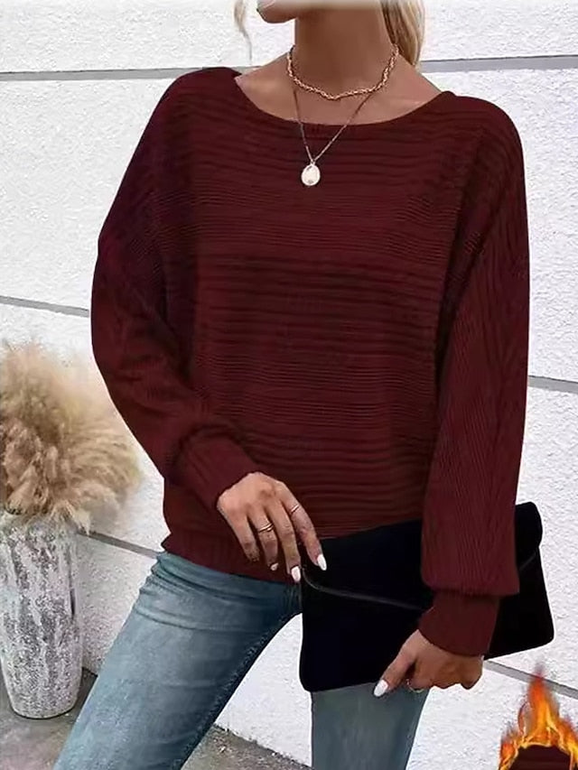 Women's Tunic Elegant Stylish Batwing Sleeve Long Sleeve
