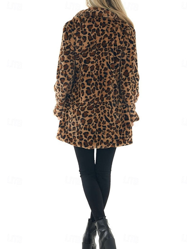 Pockets Patchwork Coat Breathable Winter Women's Warm with