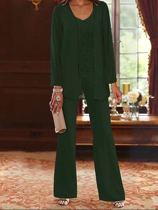 of Beach Mother Bride Piece the Formal Wedding Pantsuit 3