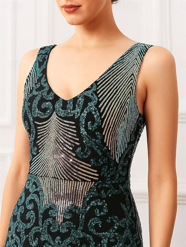 Mermaid Trumpet Floor Length Wedding Guest Dress Formal Dresses