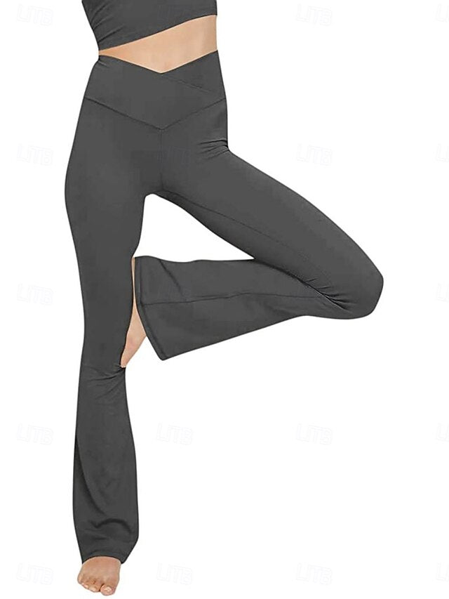 Women's Trousers Flare Leggings Fashion Streetwear Basic