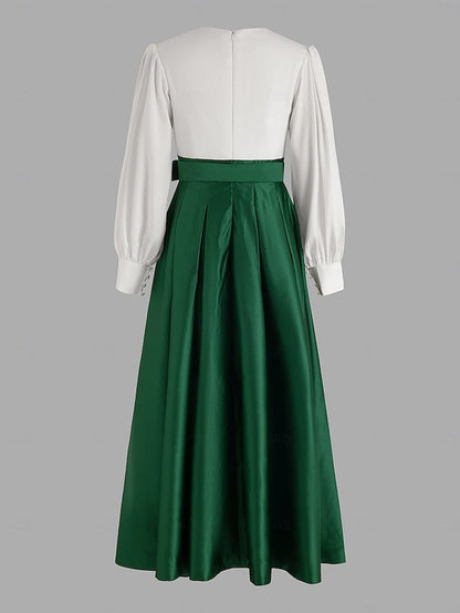 Evening Floor Split Formal A-Line Guest Wedding High Gown Dress