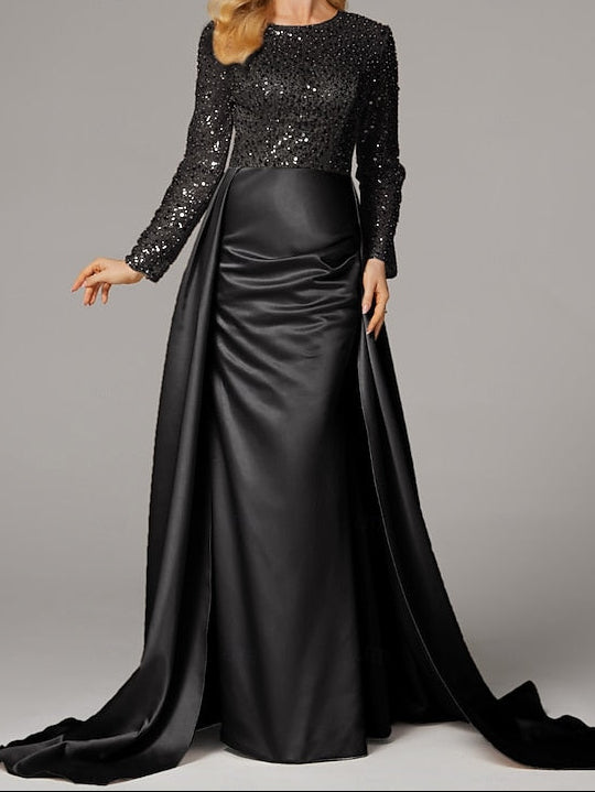 Mermaid Evening Dress Floor Carnival Elegant Masquerade Gown